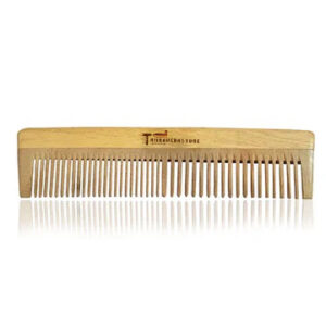 Tamraveda Store Dual Tooth Lilly Neem Wood Comb